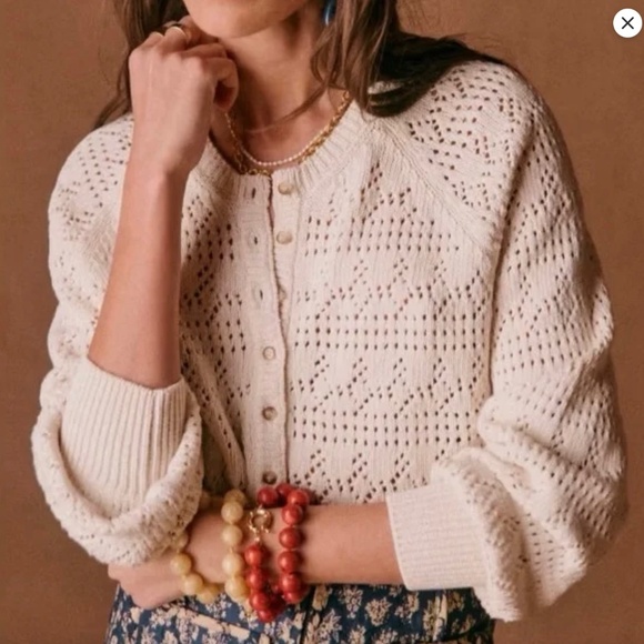 SEZANE CAPUCINE CARDIGAN - Picture 1 of 5